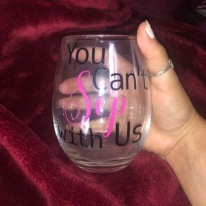 NWOT Mean Girls inspired Wine Glass